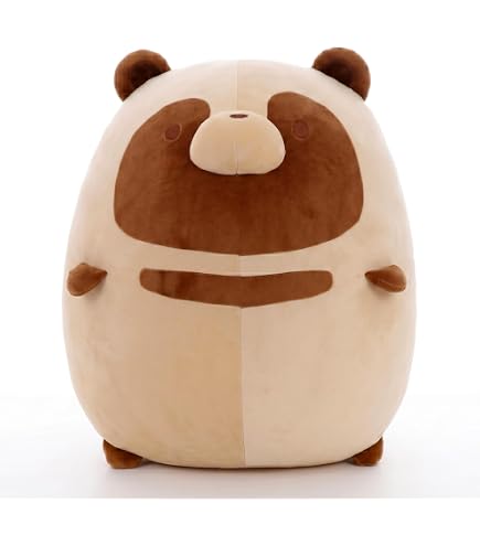 Amazon.co.jp: タヌキとキツネ めちゃでかぬいぐるみタヌキ ~涼しげな