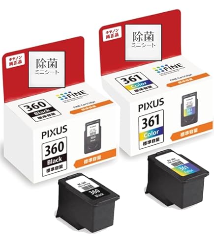 Amazon.co.jp: Canon 純正 インクカートリッジ BC-360 (ブラック) + BC