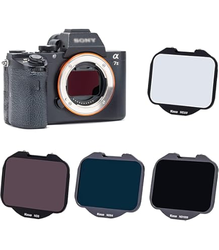 Amazon | Kase クリップイン4フィルターキット UV ND8 ND64 ND1000 3 6