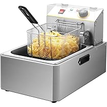 業務用　フライヤー 4リットル 1400W 温度調節可能　新品未使用 Amazon.co.jp: 電気フライヤー 卓上フライヤー4L大容量 急速加熱