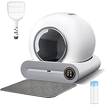 Amazon | PETCPU 猫 自動 トイレ 猫用品全自動猫トイレ 65L 大容量