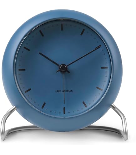 Amazon.co.jp: ARNE JACOBSEN 置き時計 目覚まし時計 11cm 北欧