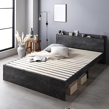 引き取り限定　シャドウグレー セミダブルベッドフレーム 引き出し付き 引き取り限定 シャドウグレー セミダブルベッドフレーム 引き出し付き