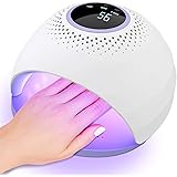 ジェルネイル ライト LED UV ネイルライト 84W LEDネイルドライヤー レジン用 硬化ライト タイマー設定可能 自動センサー 全ジェル対応 手足とも使える ジェルネイルとレジンクラフト用 携帯便利 日本語説明書付き