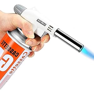 トーチバーナー アウトドア ガスバーナー 料理用 トーチ 900℃～1300℃ 調整可能 BBQ/料理/お菓子作り/キャ…