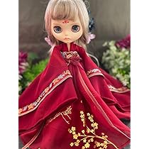 Amazon.co.jp: ブライス アイシードール アウトフィット 漢服風 ドレス 