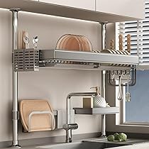 Amazon｜Zilnox 水切りラック シンク上 食器 水切り かご ラック