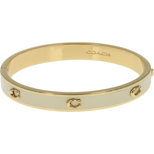 Amazon | [コーチ] バングル プレーテッドメタル エナメル