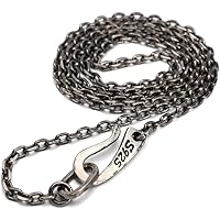 50㎝ 12g silver925】ヴィンテージ 太角チェーン ネックレス 50㎝ 12g