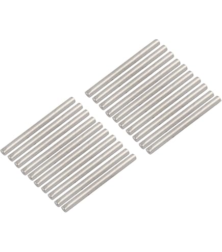 Amazon | 304 ステンレス丸棒 4.5mm x 100mm 5本セット 各種シャフト 