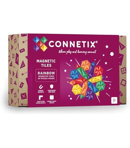 CONNETIX Rainbow Motion Pack, 24 Pieces : Amazon.com.au