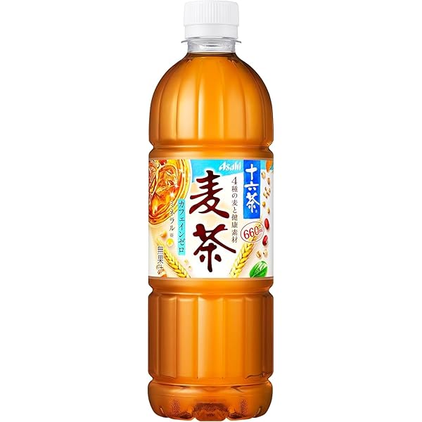 Amazon.co.jp: アサヒ飲料 十六茶麦茶 660mlペットボトル×24本入