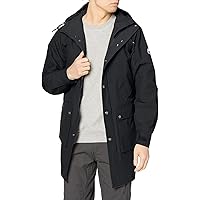 [シエラデザインズ] ジャケット ロング丈 クロス マウンテン パーカー 60/40 ロクヨン メンズ ブラック2 XL