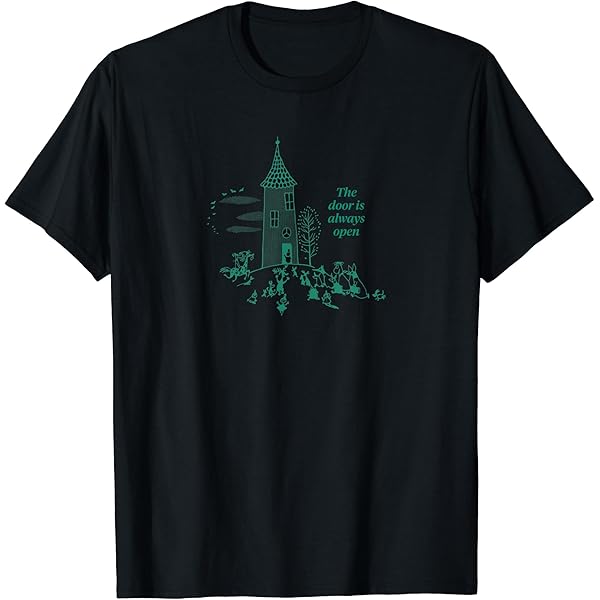 Amazon | 80th(80周年)記念商品 ムーミンハウス デイタイム Tシャツ