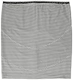 ネトゥル 2ウェイ素材ボーダー柄ベルト内蔵タイプ妊婦帯 L ブラック 6052