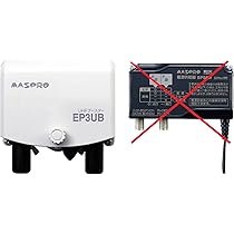 Amazon.co.jp: マスプロ電工 EP3UB UHFブースター部のみ（電源部