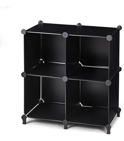 Amazon｜AWTATOS ワイヤーキューブ収納 メタル収納棚 本棚、モジュラー