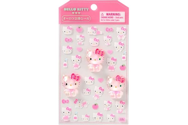 サンリオ(SANRIO) オーロラ立体シール ハローキティ 対象年齢3才以上 225223