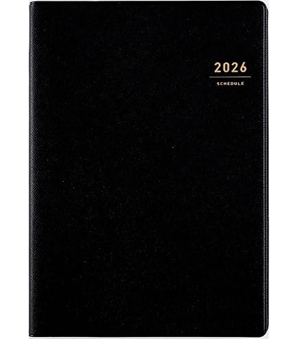 Amazon.co.jp: 高橋 手帳 2026年 A5 ウィークリー デスクダイアリー 黒