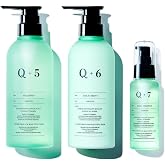 ［サロン級美髪］Q+ クオリタス シャンプー トリートメント セット ヘアケアトラベルセット (スムース3点/パッションフローラル)