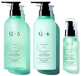 Q+ クオリタス シャンプー トリートメント セット アミノ酸シャンプー ヘアケアトラベルセット (スムース3点/各400ml/パッション・フローラルの香り)