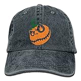 大人 デニム キャップハロウィン パンプキン かぼちゃ 今季最新 旅行 ハット ストーリート系 紫外線対策 日よけ 小顔効果 プリント付き 無地 ライトブルー