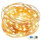 Magic Hue 　USB式　LEDストリングライト 銅線ワイヤーライト　5m 　LED50 球8つのモード　電飾　飾り付け　フェアリーライト　祝日　結婚式　パーティー　クリスマス　電球色　ウォーム