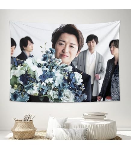 Amazon.co.jp: 嵐 あらし タペストリー 壁掛け 大判 布ポスター