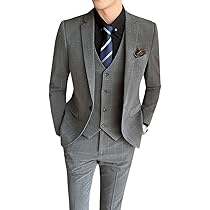 Amazon.co.jp: [YFFUSHI] スーツ メンズ 3点セット ジャケット