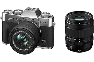 富士フイルム(FUJIFILM) ミラーレス一眼 X-T30II XCレンズキット シルバー F X-T30 II LK-1545-S JP 日英二言語モデル & 富士フイルム(FUJIFILM) X 交換レンズ フジノン ズーム 標準 大口径 16