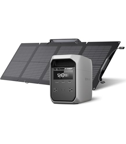 Amazon.co.jp: EcoFlow DELTA 3 Classic ポータブル電源 ソーラー