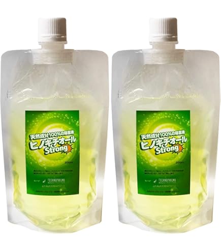 Amazon.co.jp: ヒバ抽出 ヒノキチオールストロング 500ml 除菌 防虫 防