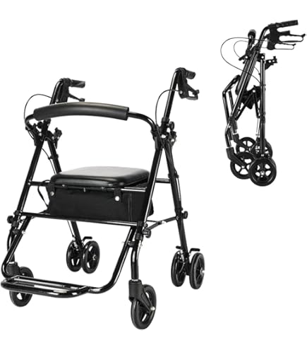 Amazon | UGT 歩行器 シルバーカー アルミ製 歩行器 折りたたみ