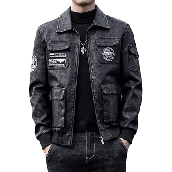 Amazon | [ラグタイム セレクト] レザージャケット メンズ 革ジャン