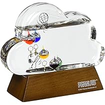 Amazon.co.jp: 茶谷産業 スヌーピー ガラスフロート温度計 クラウド