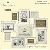 写真立て　デコレーション 10 ウォールフレーム アンティークバニラ DF-07001 インテリア そ [並行輸入品]
