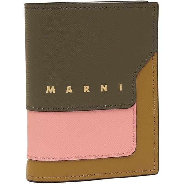 マルニ 2つ折り財布 レザー レディース PFMOQ14U13 LV520 マルニ MARNI 二つ折り財布 PFMOQ14U13 LV520 Z564N BILLFOLD WALLET