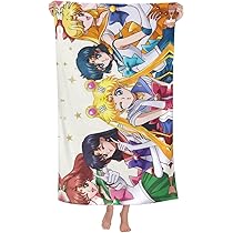 Amazon｜バスタオル 美少女戦士セーラームーン アニメ タオル