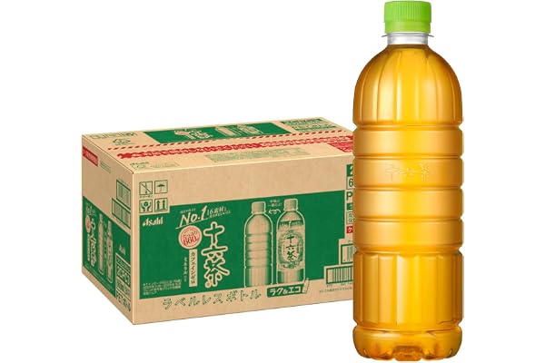 十六茶 アサヒ飲料 ラベルレスボトル 630ml×24本 [お茶] [ノンカフェイン]※商品切り替え中のため、一部660mlが届く場合がございます。