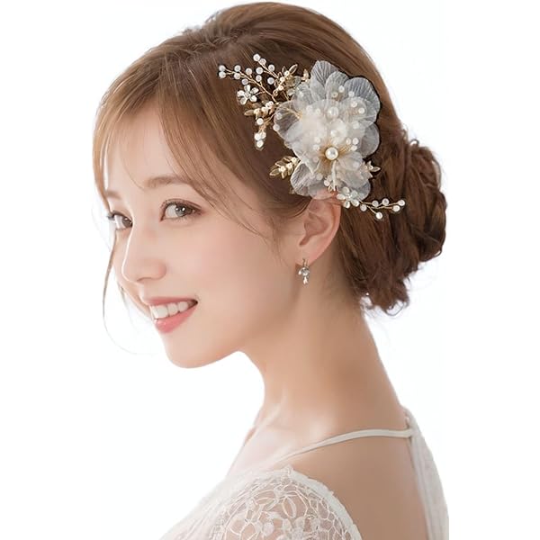 Amazon.co.jp: 中国 ウェディング 花嫁 ヘアアクセサリー 中国の