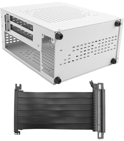 Amazon.co.jp: AKLLA A4 Pro SFF 小型 Mini-ITX ケース、2-3スロット