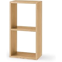 Amazon｜無印良品 スタッキングシェルフ・2段・オーク材 幅42×奥行28.5