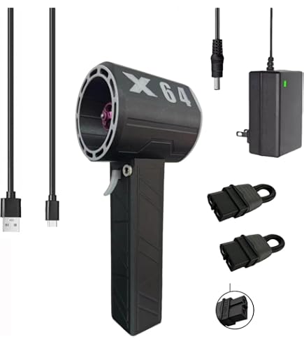 Amazon.co.jp: 【新型】X64 ブロワー 爆風 40m/s 超強力モーター DC