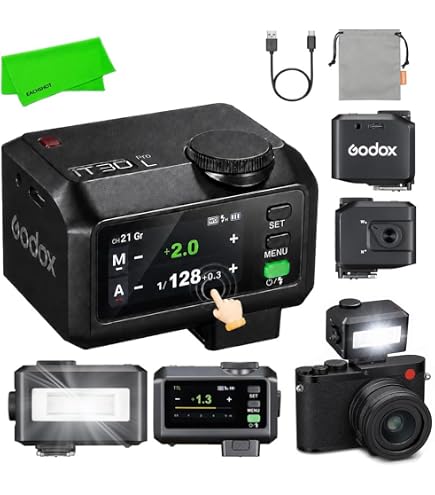 Amazon | バウンス、ズーム、スイベルLCD(TTL)フラッシュ ライカQ(Typ