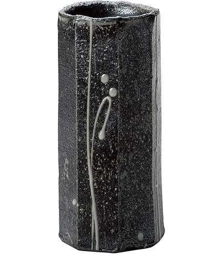 Amazon.co.jp: 信楽焼 駒型灰釉印花花瓶 飾壷 花器 古美術品 陶器 壷