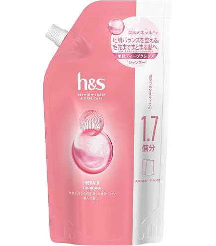 h&s 800mL 詰め替え用 シャンプー 大容量