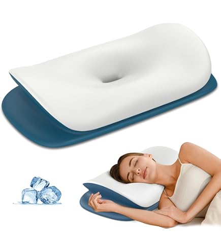 Caaaat Ergonomic Memory Foam Bed Rest Pillow - Neck & Back Pain Relief, Prone Reading & Phone Use Pillow - View #11