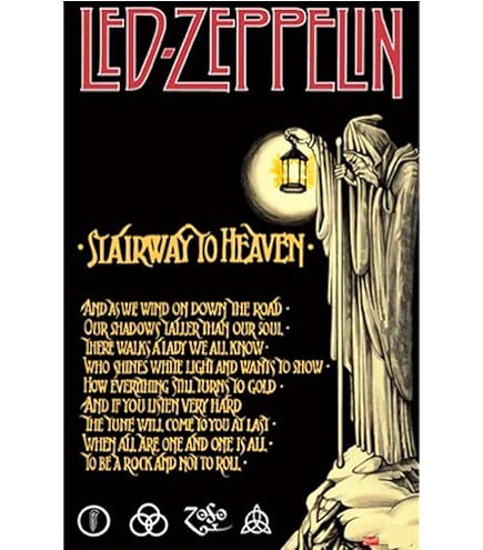 Amazon.co.jp: 映画ポスター LED ZEPPELIN レッドツェッペリン