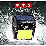 RaiFu ソーラーライト ソーラーパワー 街路灯 人感センサーライト 芝生 庭園 ライト