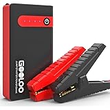 GOOLOO ジャンプスターター 12V車用エンジンスターター 10000mAh ガソリン車 ディーゼル車 多車種対応 モバイルバッテリー LED緊急ライト搭載 持ち運びに便利 24ヶ月保証付【日本語取扱説明書付き】